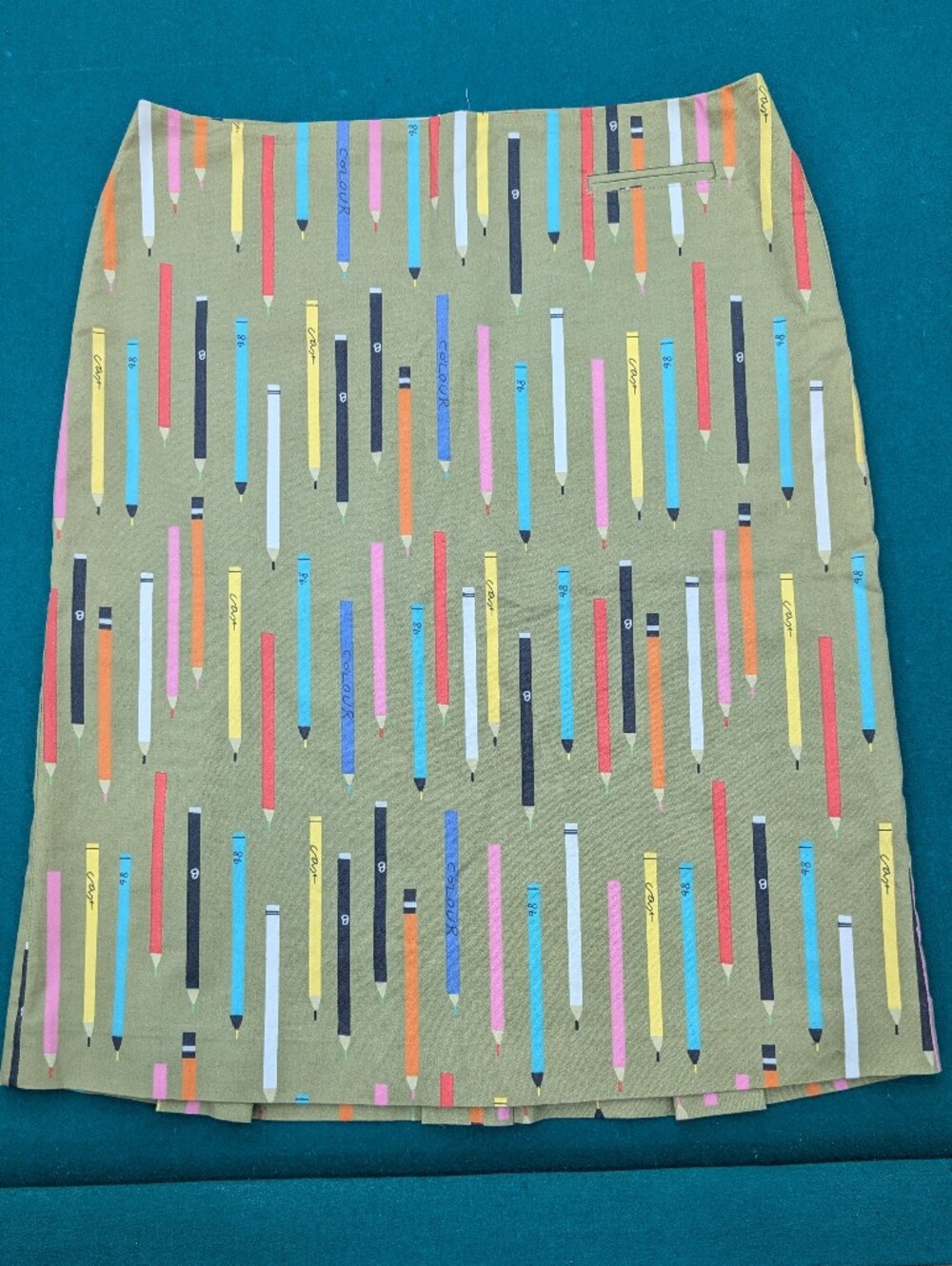 Anthropologie Elevenses Pencil Skirt Aria Montgomery Pretty Little Liars 4 - Picture 2 of 9